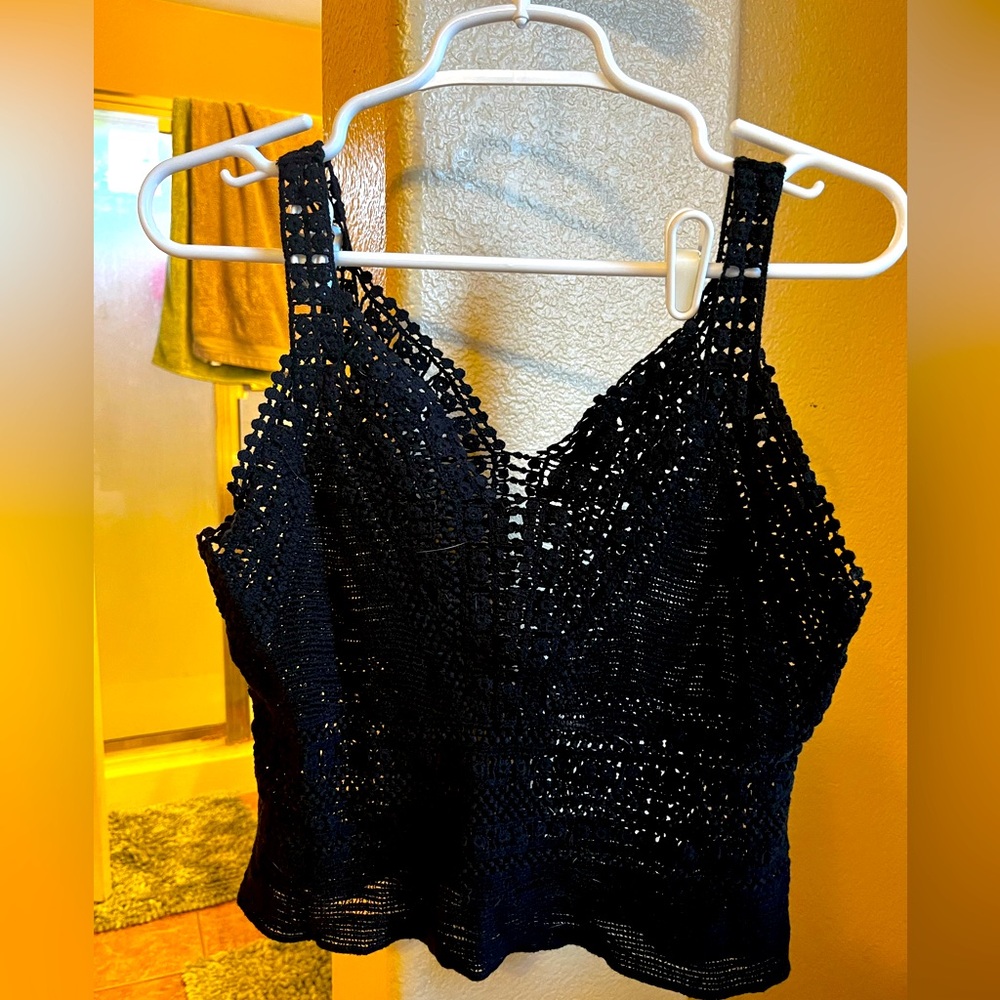 Hand made crochet crop top!